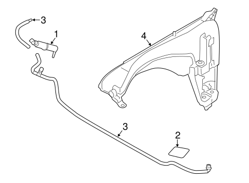 X4 HEADLAMP WASHERS / WIPERS 2