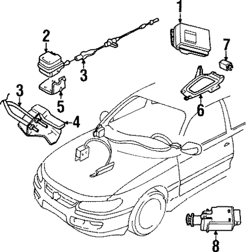 Catera CRUISE CONTROL SYSTEM