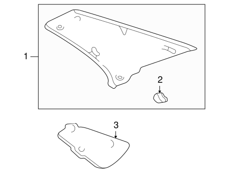 IS300 INTERIOR TRIM - QUARTER PANELS