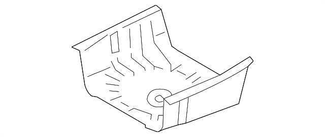 52122AG10A9P Деталь REAR FLOOR PAN