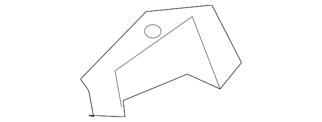 57801AG04B9P Деталь TIE DOWN HOOK, RIGHT