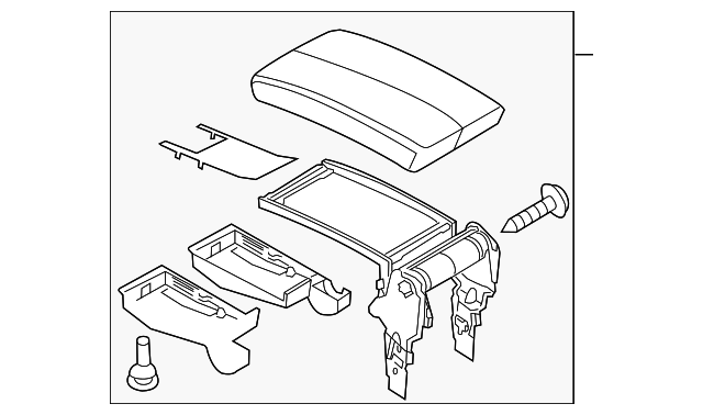 7P6-864-207-B-86W Деталь ARMREST ASSY