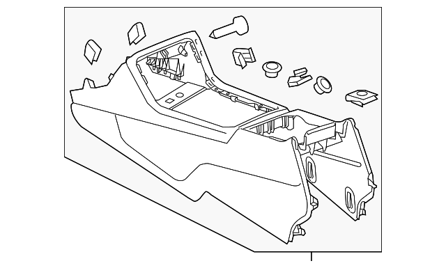 7P1-863-241-A-4A1 Деталь CONSOLE BODY