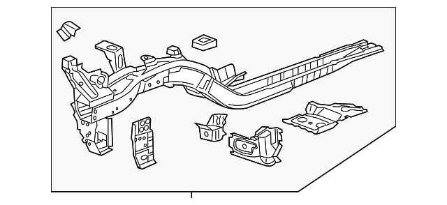 23165423 Деталь RAIL ASSY, LEFT