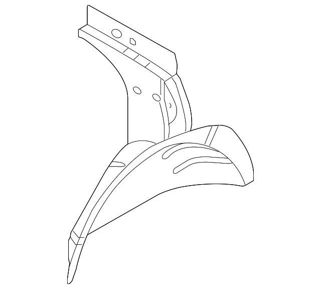 G6750-EL4MA Деталь INNER WHEELHOUSE, RIGHT
