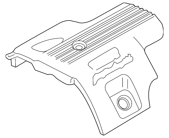 12597457 Деталь ENGINE COVER