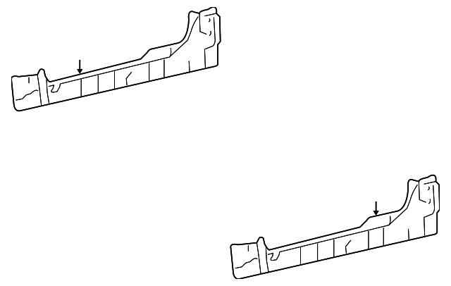 4L3Z1810110BA Деталь FLOOR SIDE RAIL, RIGHT