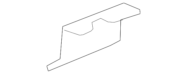 94703364 REAR ROCKER MLDG BRACKET, LEFT