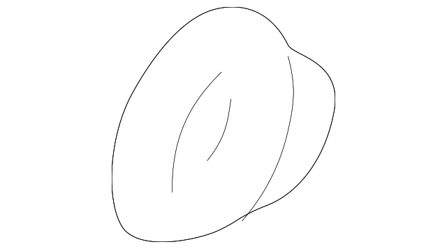 6503504 DOOR CHECK NUT, LEFT