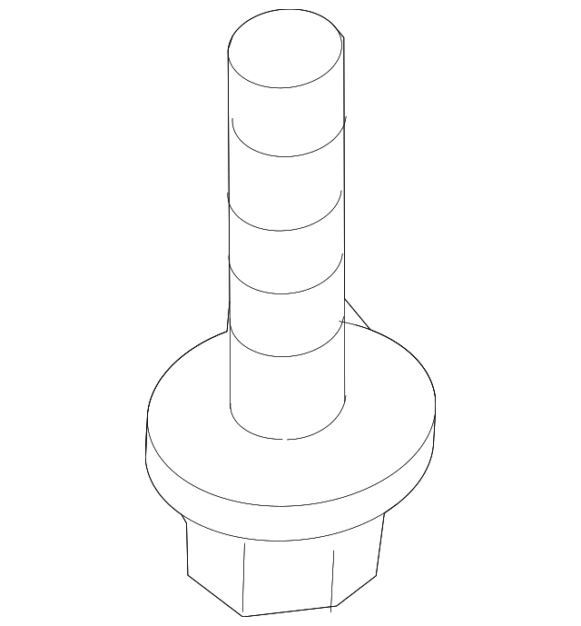 WHT-001-897 Деталь RAIL BOLT, RIGHT