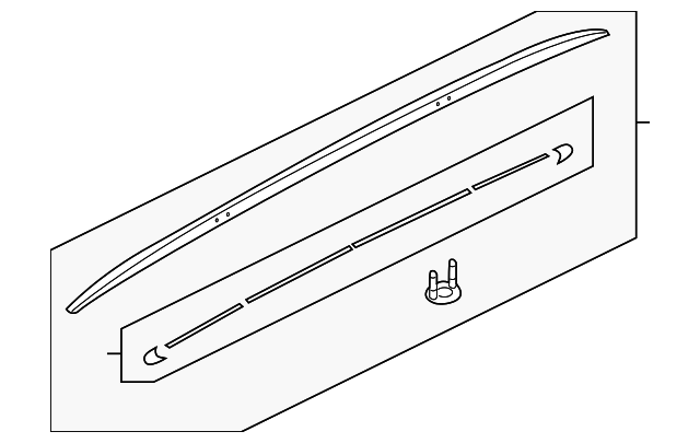 4L0-860-021-B-1P9 Деталь RAIL, LEFT