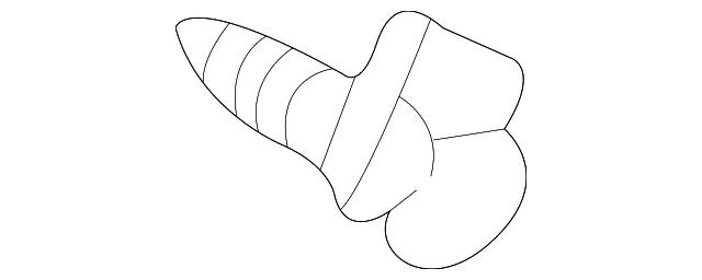 62785-21030 Деталь QUARTER GLASS SPACER, LEFT