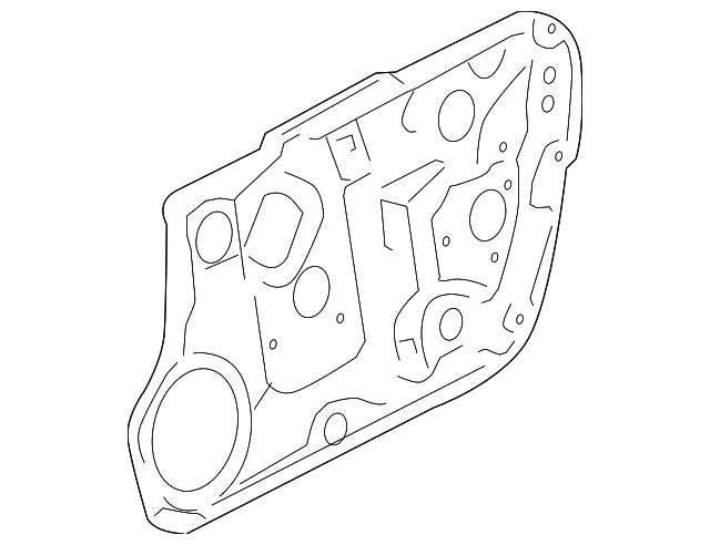 83471-3L000 Деталь MOUNT PANEL, LEFT