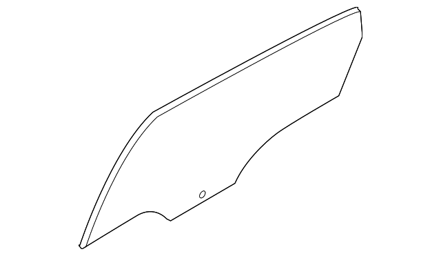 83411-3L010 Деталь DOOR GLASS, LEFT