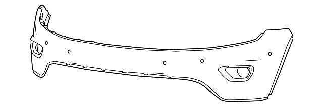 68214228AA Деталь BUMPER COVER