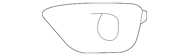 68143085AB Деталь FOG LAMP BEZEL, LEFT