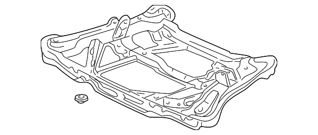 50300-S3M-A00 Деталь SUB-FRAME, RR. SUSPENSION