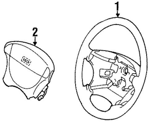 Tracker STEERING WHEEL & TRIM