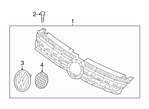 Touareg GRILLE & COMPONENTS