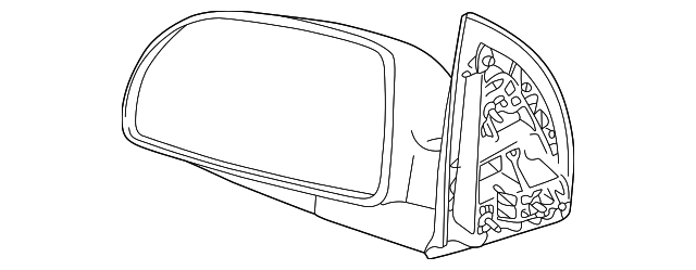 19169155 Деталь MIRROR ASSY, LEFT