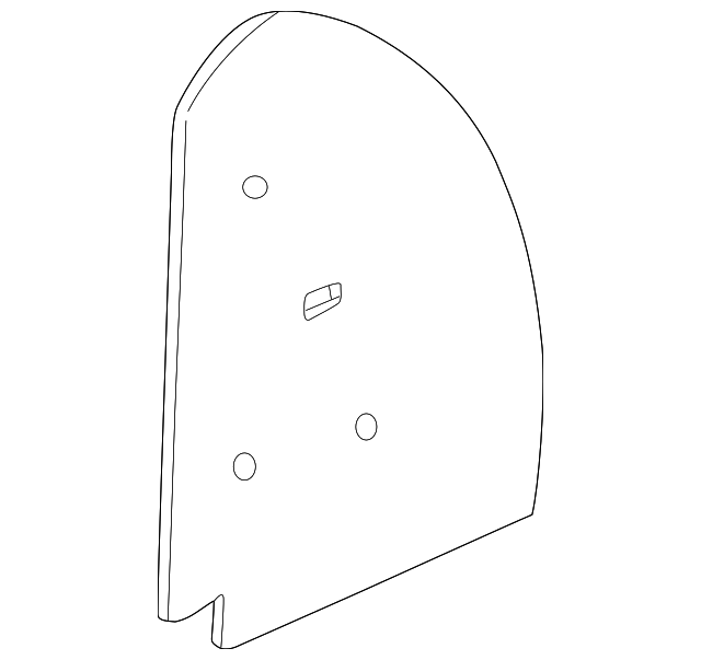 22691021 Деталь MIRROR ASSY GASKET, LEFT
