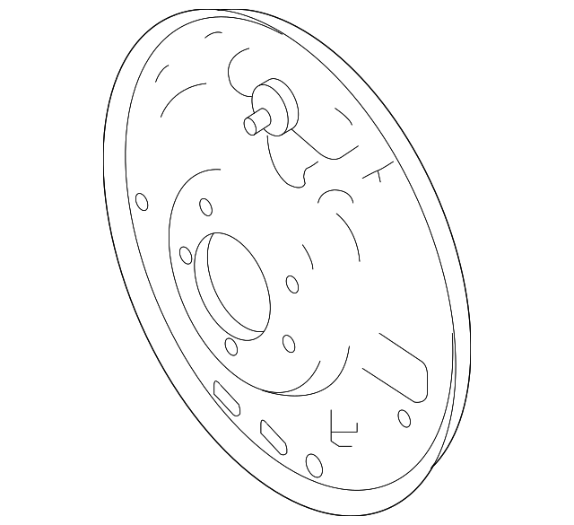 68003577AA Деталь BACKING PLATE, LEFT