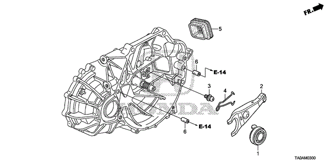 ACCORD SEDAN MT CLUTCH RELEASE (L4)