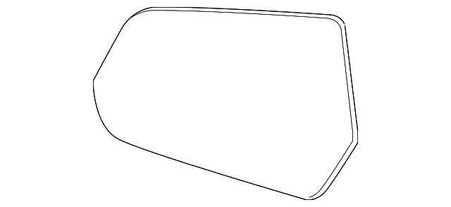 22996252 Деталь MIRROR GLASS, LEFT
