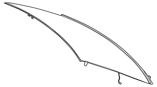 212-670-02-00 Деталь BACK GLASS