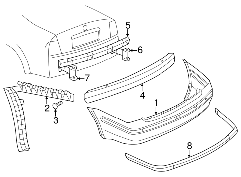 Passat BUMPER & COMPONENTS - REAR 3