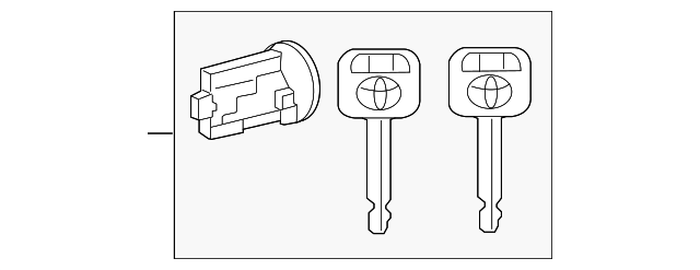 69057-08010 IGNITION LOCK CYLINDER