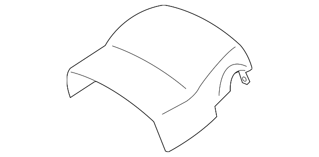 45286-04110-B0 Деталь UPPER CLMN COVER