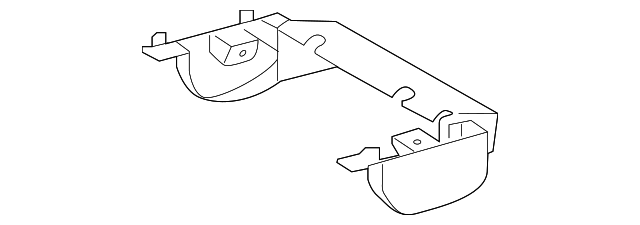 78609-08020-B0 Деталь FRONT LEG ASSY LOCK COVER, LEFT