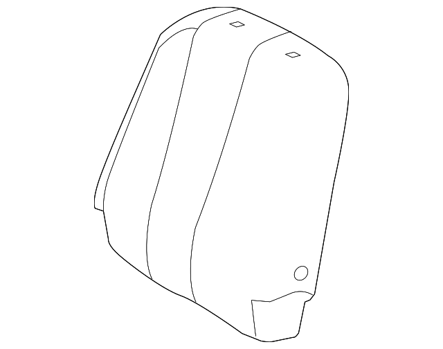 71078-08021-B1 Деталь SEAT BACK COVER, LEFT