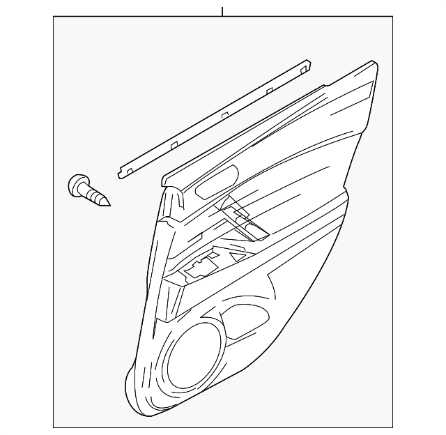BGV4-68-530E-35 Деталь TRIM PANEL ASSY, RIGHT