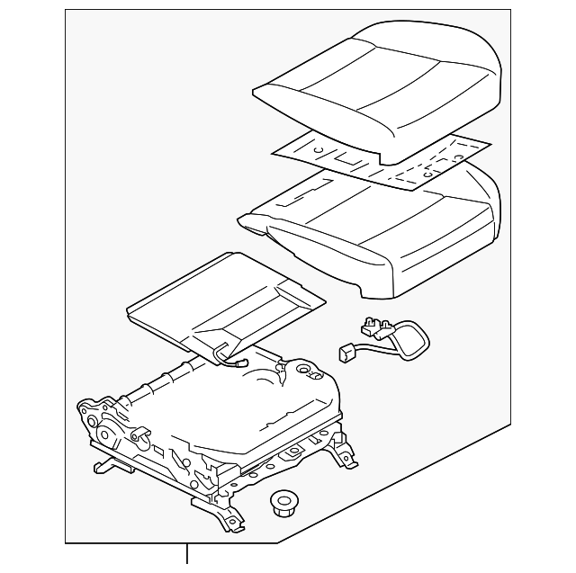 64139AL04BWM Деталь CUSHION ASSY