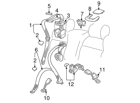 Passat REAR SEAT BELTS
