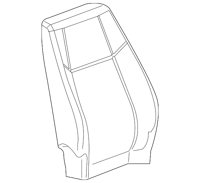 20776684 SEAT BACK COVER