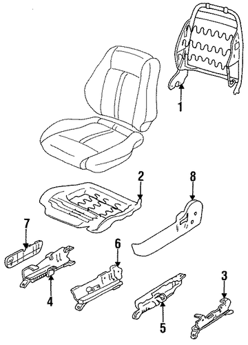 Scoupe FRONT SEAT COMPONENTS
