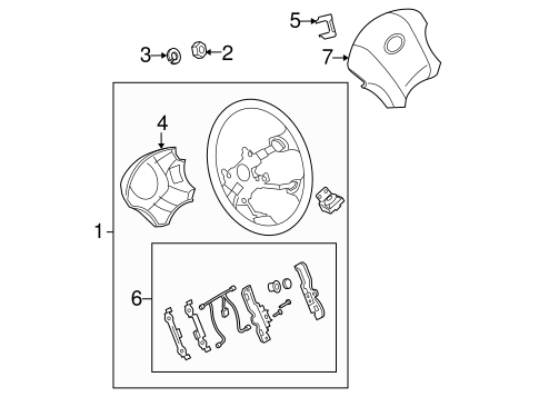 Tucson STEERING WHEEL & TRIM