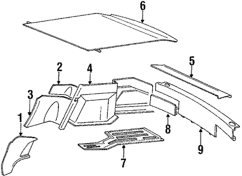 Starion INTERIOR TRIM