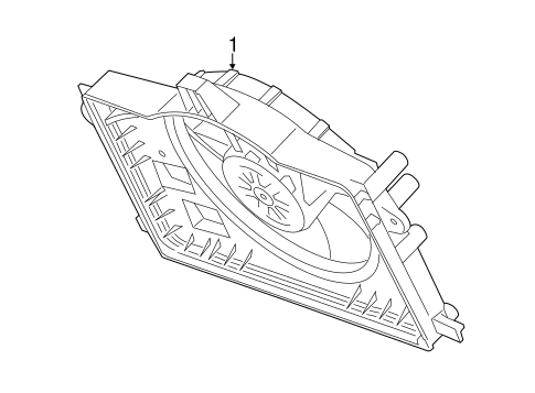 Corvette Вентилятор охлаждения