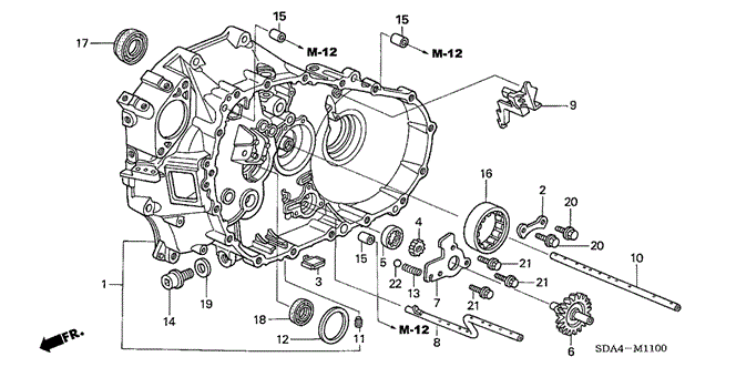 ACCORD SEDAN MT CLUTCH CASE (V6)