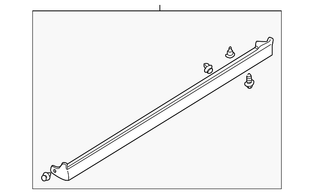 6512A597 Деталь ROCKER MOLDING, LEFT