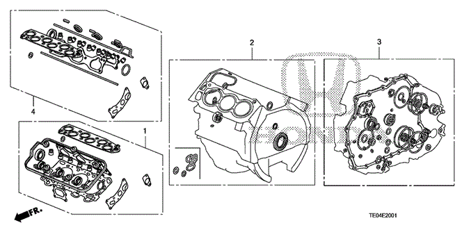 ENGINE/GASKET KIT (V6) for 2011 Honda ACCORD COUPE #1