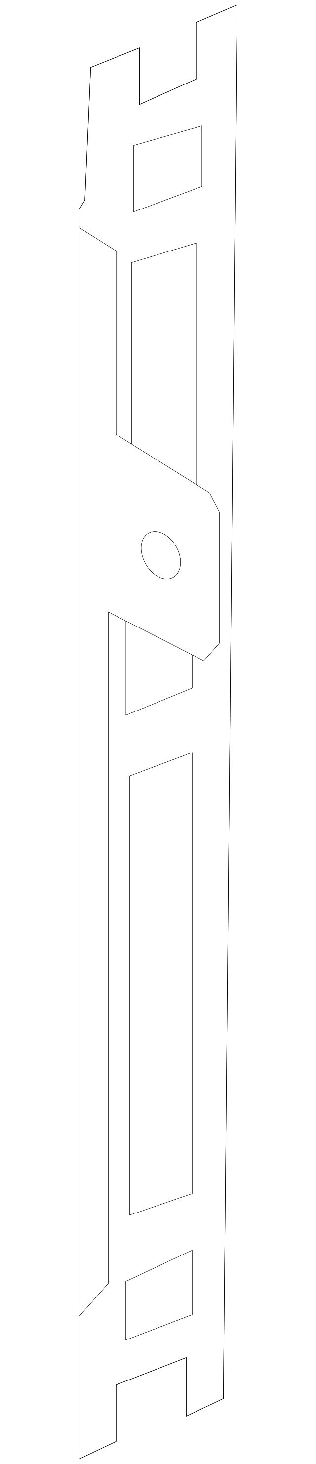 166-500-01-31 Деталь BRACKET, LEFT