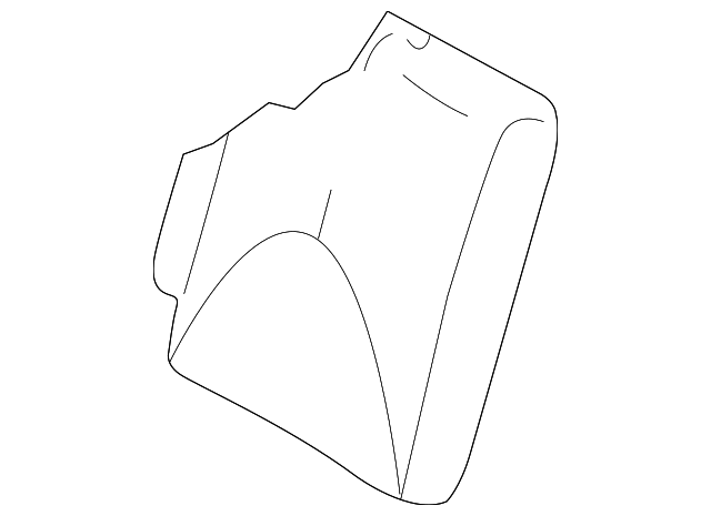 EC0588401M22 Деталь SEAT BACK COVER, RIGHT