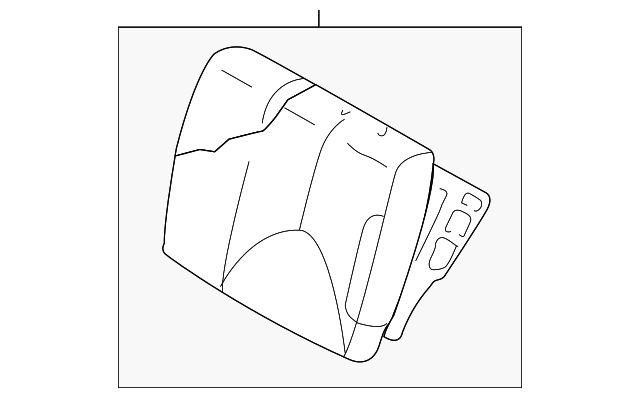 EF2457450B35 Деталь SEAT BACK ASSY, LEFT