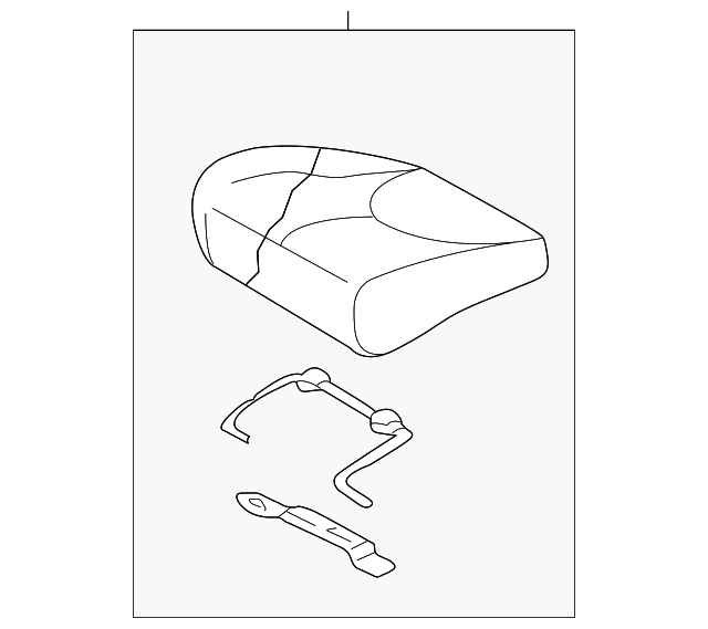 EF2457250A66 Деталь CUSHION ASSY, RIGHT