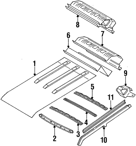 Trooper ROOF & COMPONENTS